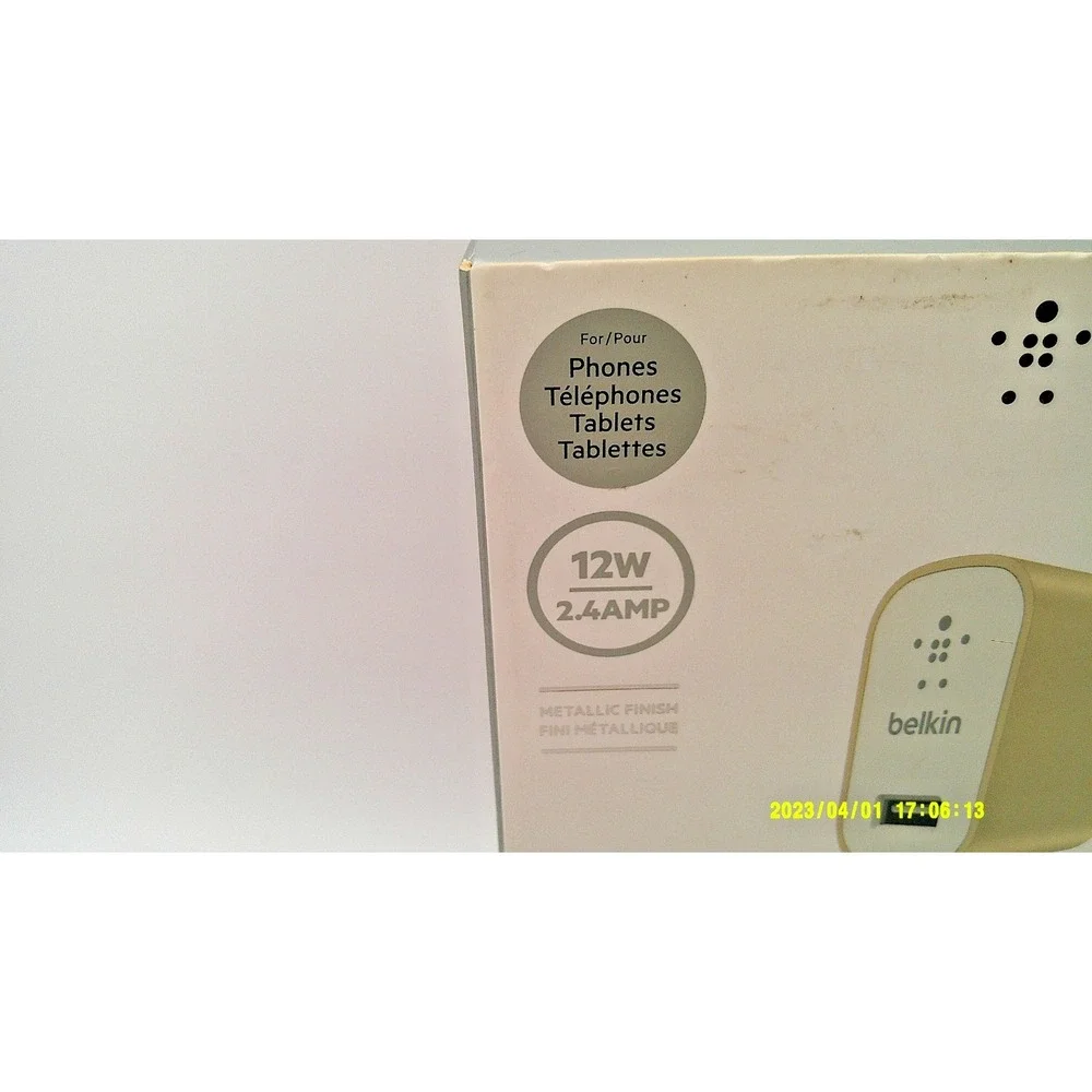 Belkin Mixit 12W 2.4 Amp Universal Home Charger Beige